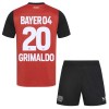 Oficiální Fotbalový Dres Bayer 04 Leverkusen Alejandro Grimaldo 20 Domácí 2024-25 pro Děti